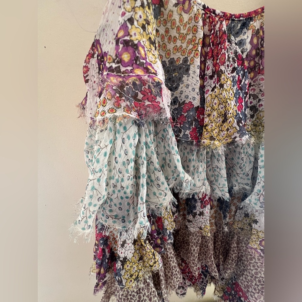 Patchwork  Ruffled Tiered top - Picture 5 of 5